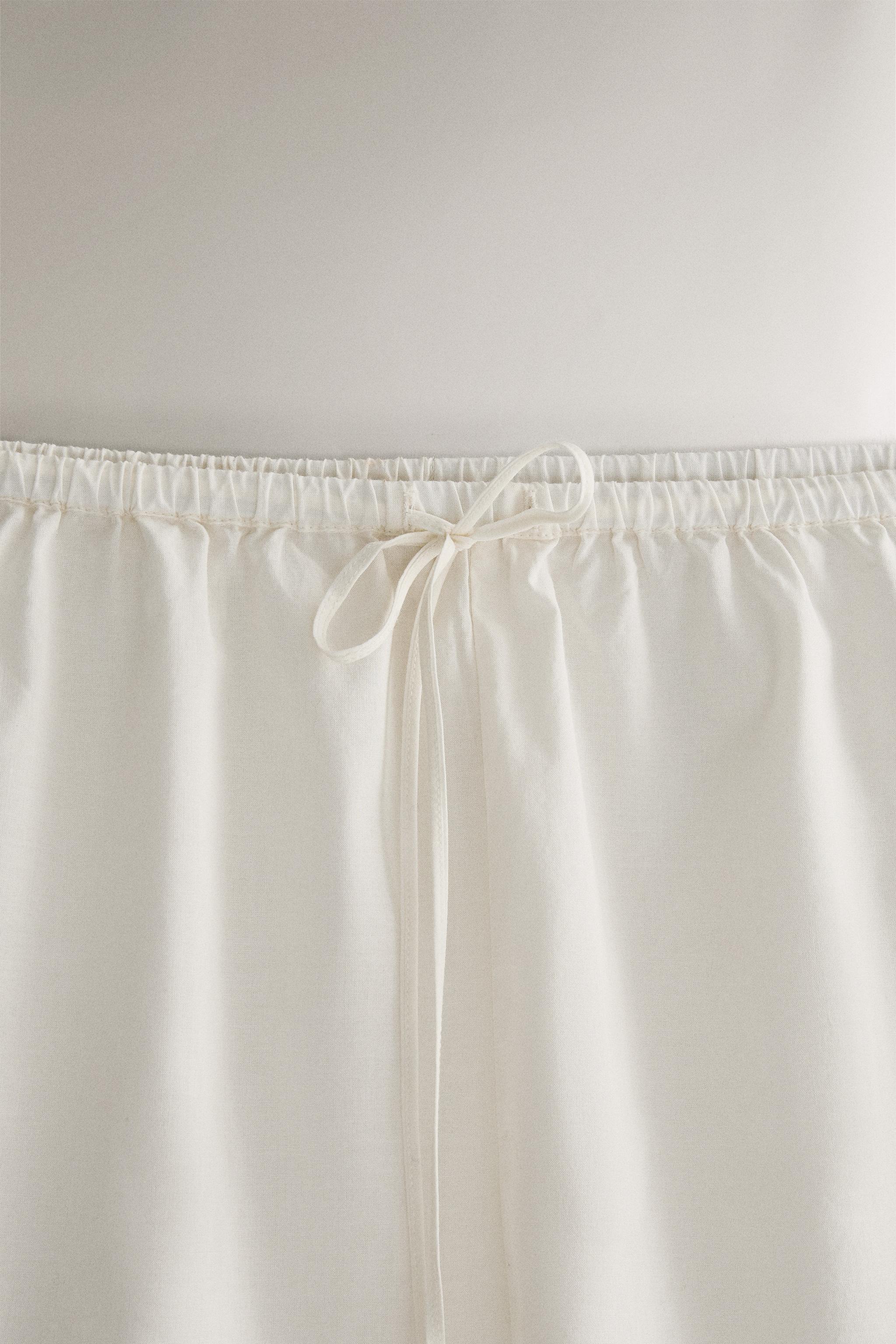 EMBROIDERED COTTON SHORTS